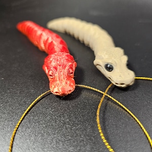 Ball Python Snake Ornament/Keychain
