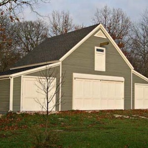 29 Country Garages with Lofts Twenty-Nine Optional Layouts | Etsy