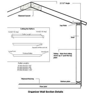 19 Do-It-Yourself Gable Roof Shed Building Plans Inexpensive Instant Download PDF Plans for Easy, Economical, DIY Construction zdjęcie 2