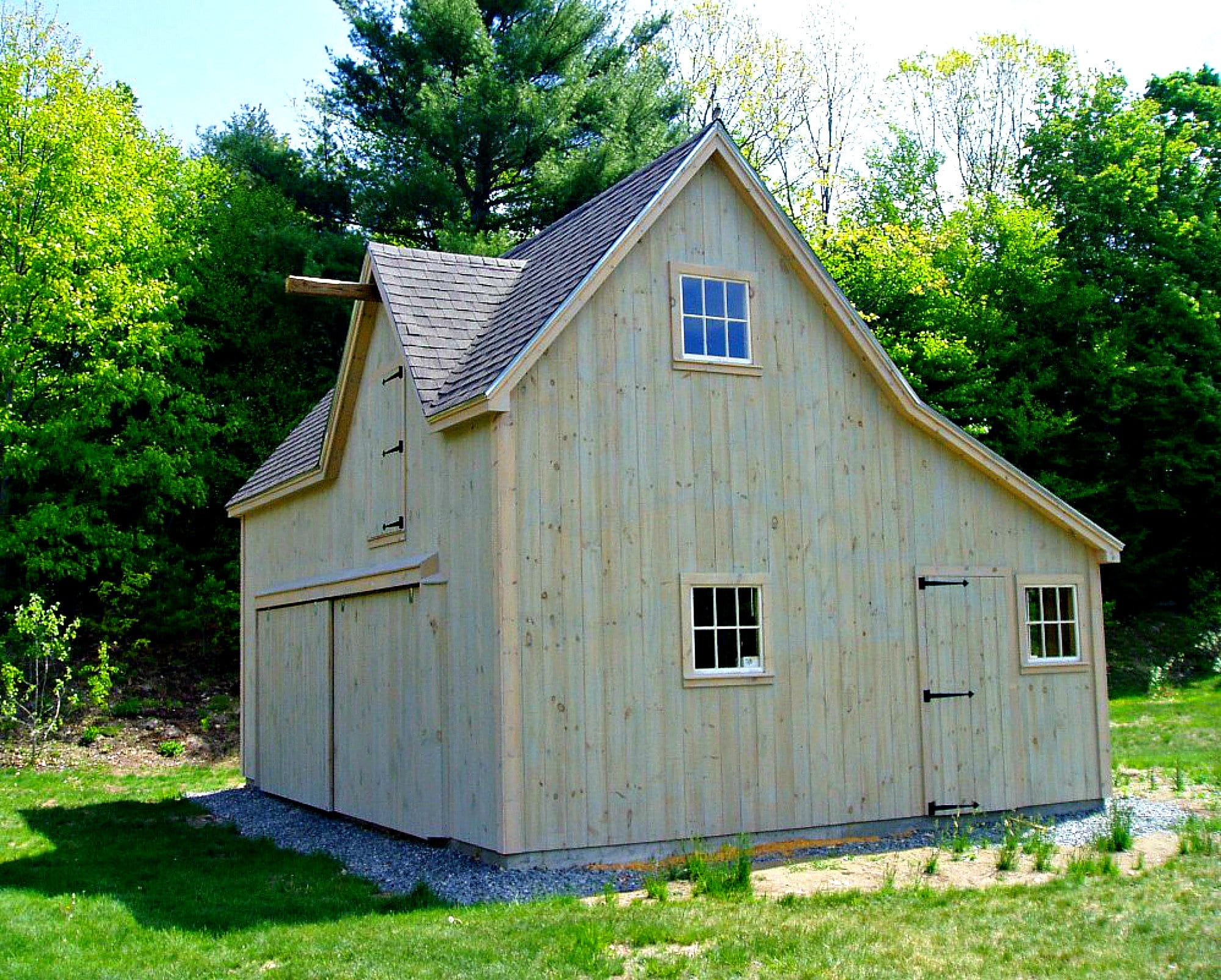 Mini Car-barn Plans - Lofts - 6 Layouts - Economical Pole-barn ...