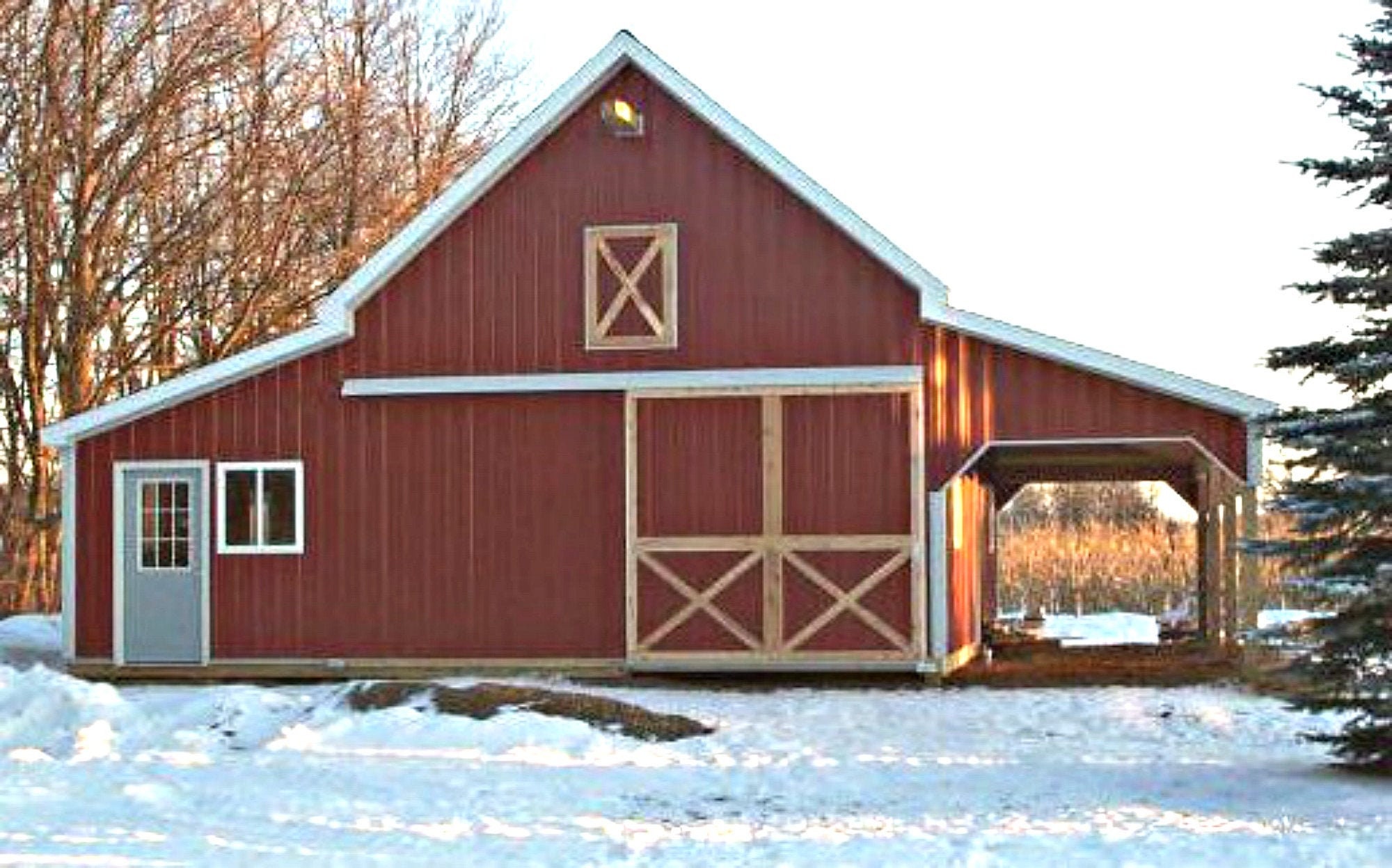 Small barn building plans