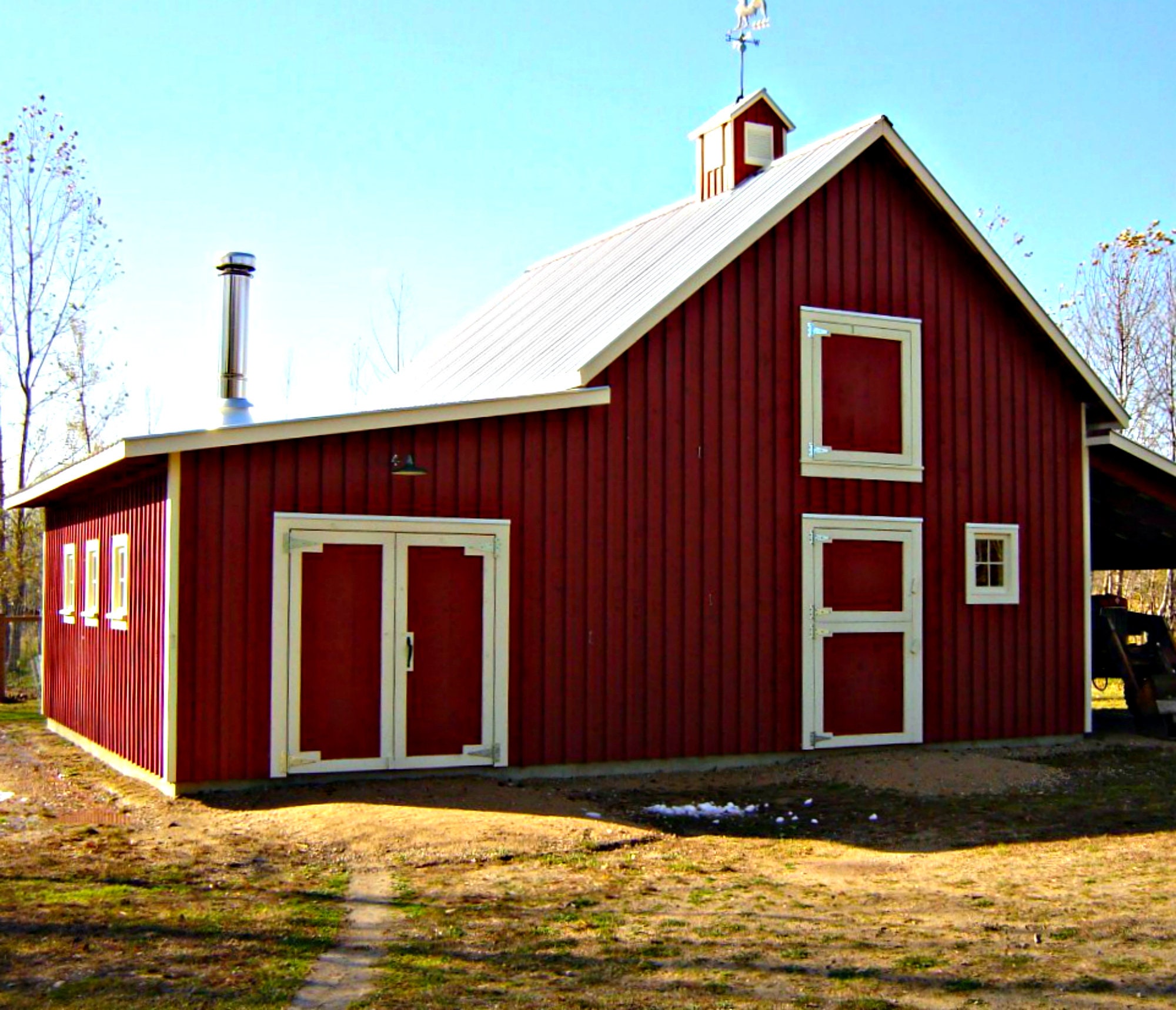 Homestead Barn Plans - 50 Layouts With Lofts - Economical Pole-barn ...
