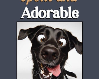 Black Labrador dog funny  fridge magnet gift