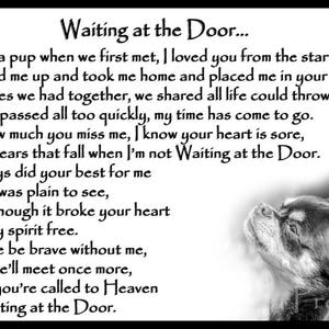 Chihuahua dog Memorial Fridge Magnet pet loss bereavement gift