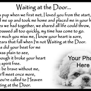 Gepersonaliseerde hond Memorial Rainbow Bridge koelkastmagneet cadeau
