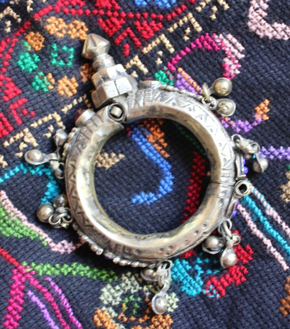 Rare, Vintage Afghan Kuchi Tower Bracelet - image 2