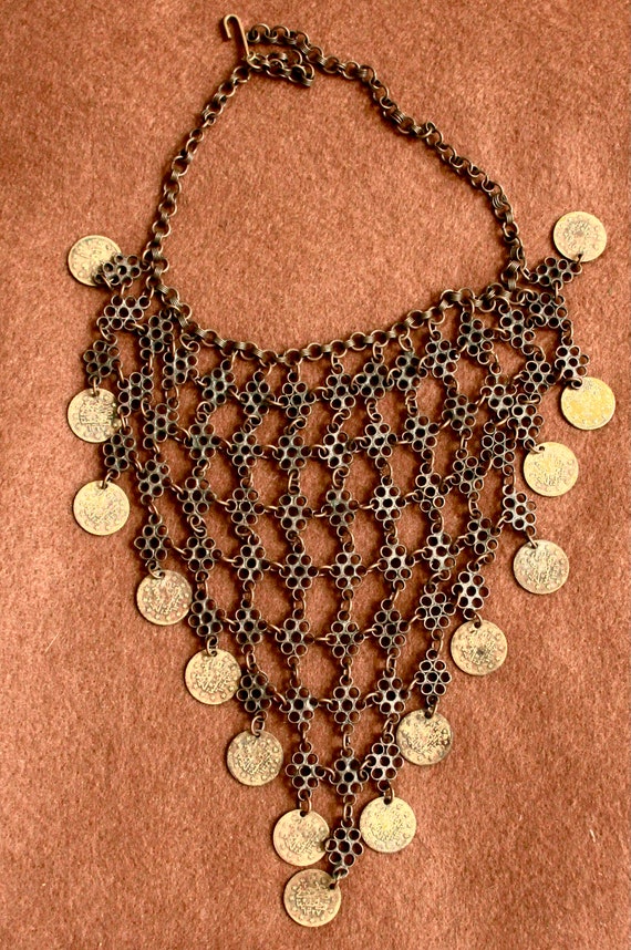 Antique Ottoman Belly Dancers Performance Necklace