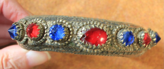 Vintage Afghan bracelet. Gilded - image 2