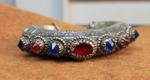 Vintage Afghan bracelet. Gilded - image 1