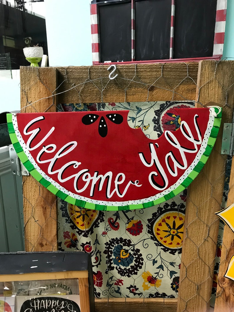 20 Watermelon Wooden Door Hanger