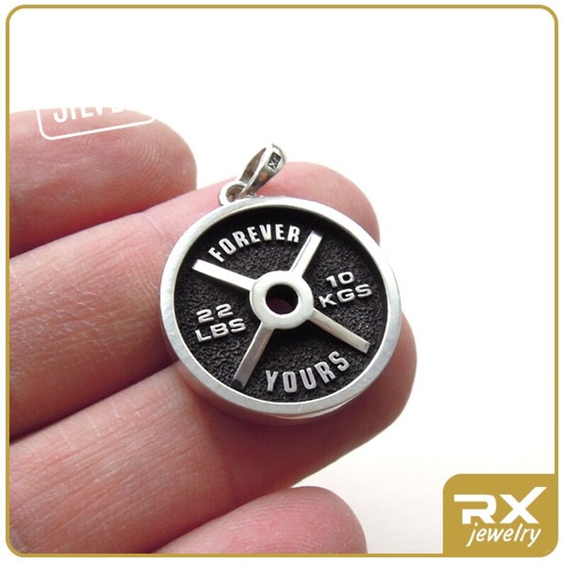 Exercise gift Fitness jewelry Gym gift Powerlifting Etsy