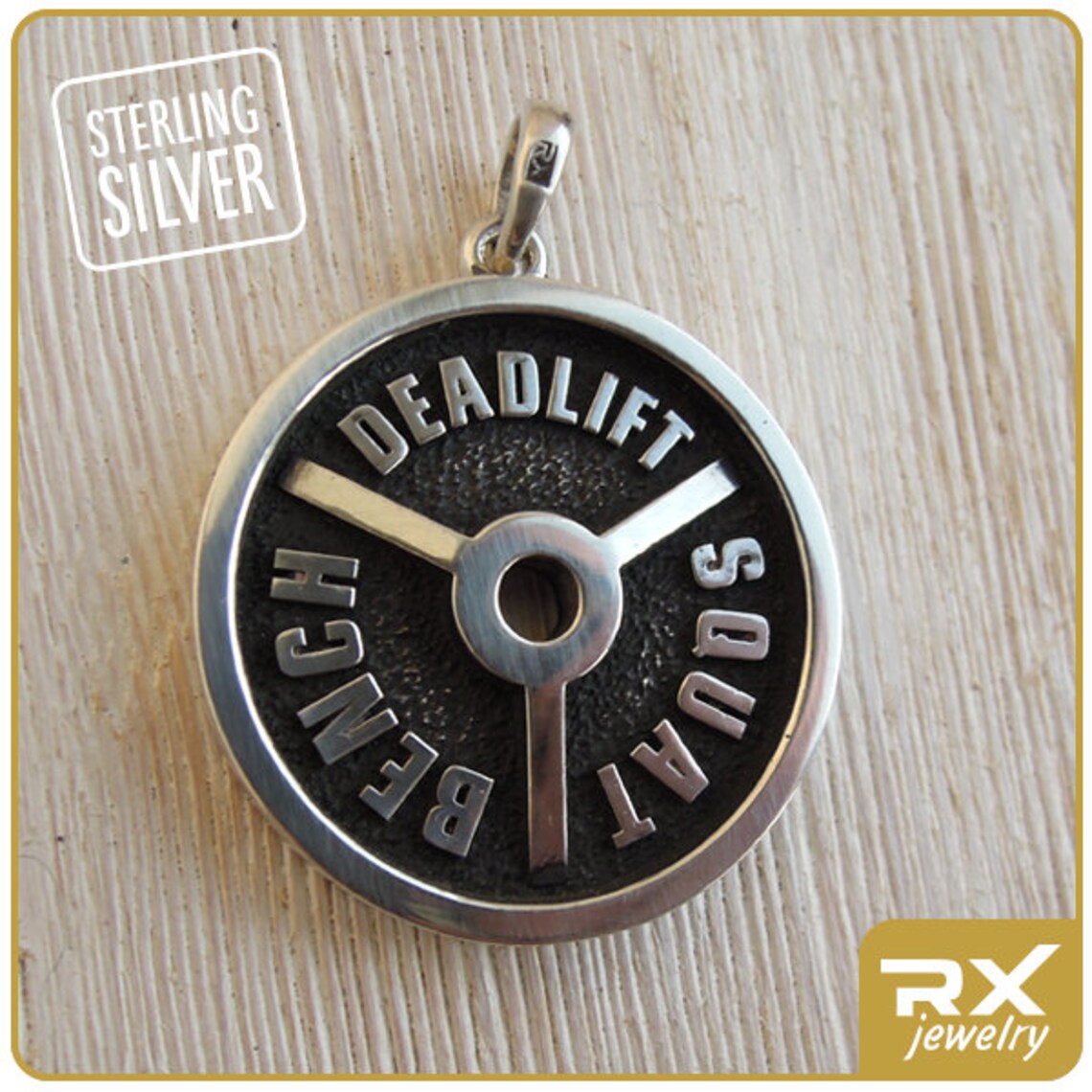 Gym gift Fitness Jewelry Coach Gifts Powerlifting Charm Etsy