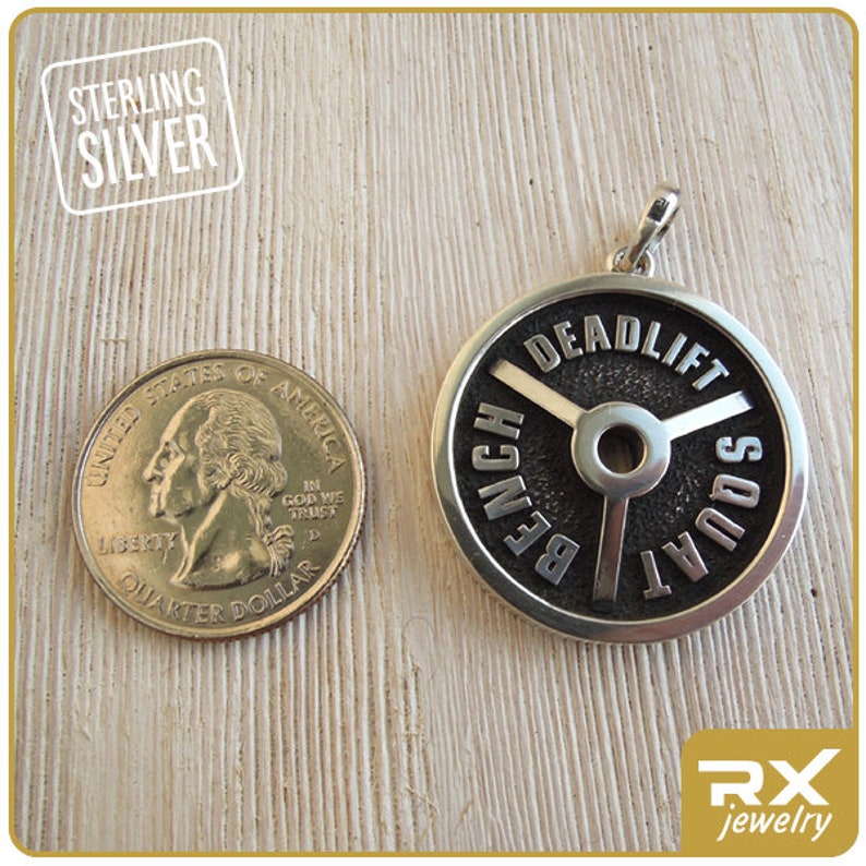 Gym gift Fitness Jewelry Coach Gifts Powerlifting Charm Etsy