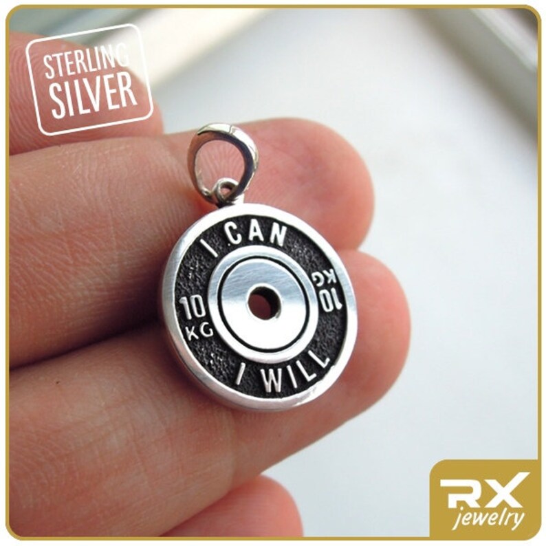 Gym Gift Powerlifting Be Strong Handmade Weight Plate Charm Etsy