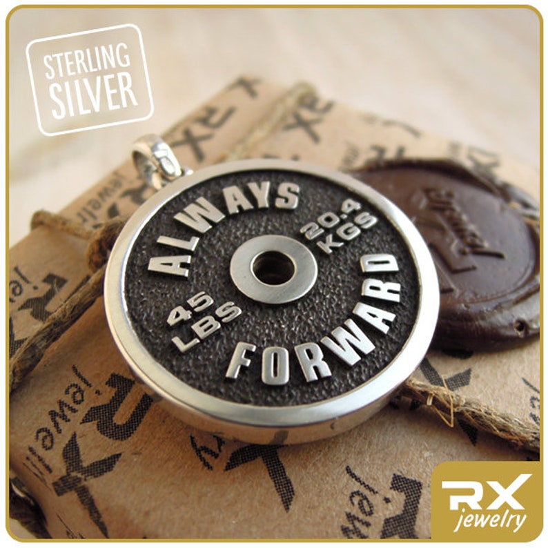 Gym gift Fitness Jewelry Coach Gifts Powerlifting Charm Etsy