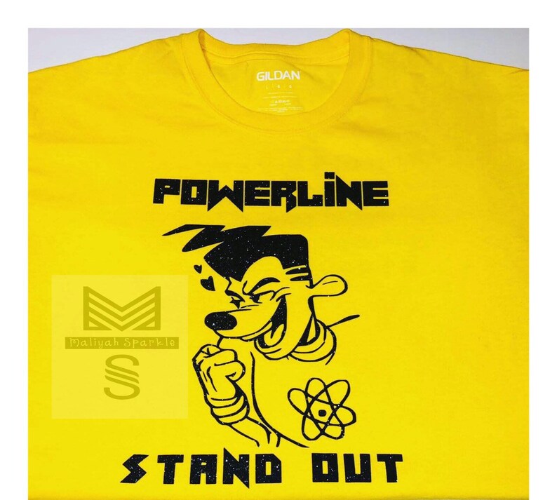 powerline a goofy movie shirt