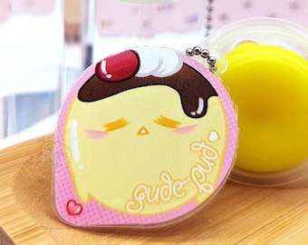 Egg | Gude-Pud | Kawaii Japanese Character Mascot Charm | Ita Bag Keychain Accessory