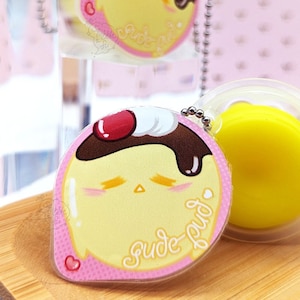 Egg | Gude-Pud | Kawaii Japanese Character Mascot Charm | Ita Bag Keychain Accessory