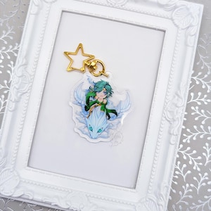 FINAL RESTOCK Final Fantasy Fanthology | FFIV Rydia Dragon | Double-Sided Acrylic Charm | Handbag / Itabag / Backpack Accessory