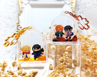 Fall in Boy's Love | Liquid Arch Keychain | SasaMiya and HiraKagi Japanese BL Yaoi Manga | Handbag / Ita bag / Backpack Accessory