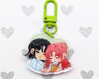 MitsuAya Music | TGSWIIWAGAA Green Yuri GL Manga Girls Love | Handbag / Ita bag Accessory