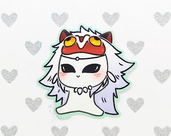 Princess MonoKodama | Ghib Studio | Kawaii Japanese Animated Stationery | Japanese Studio Anime Movie Film Inspired | Vinyl Stickers