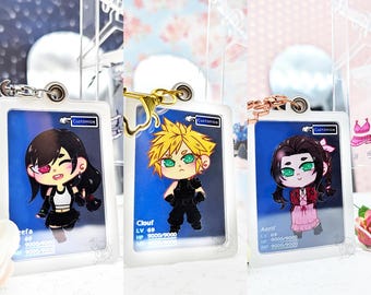 FFVIIR | Fantasy Dress-Up Party | Outfit Changing Charms | Japenese JRPG Anime Video Game | CloTi Clerith AerTi