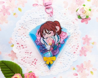 SA | Farewell Bouquet | Crepe Charm | Kawaii Anime Japanese Movie Animation | Ita Bag Keychain Accessory