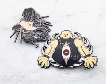 FMAB Seven Deadly Sins | Shounen Japanese Anime Classic 90s Action Alchemy | Enamel Pins