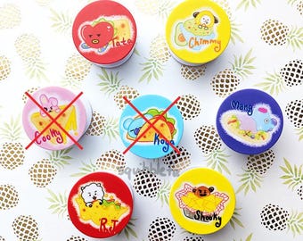 FINAL RESTOCK Bangtan Taco | Kawaii Line Character Phone Grip Accessory Stand | Cute Kpop Boys Food for Iphone and Android