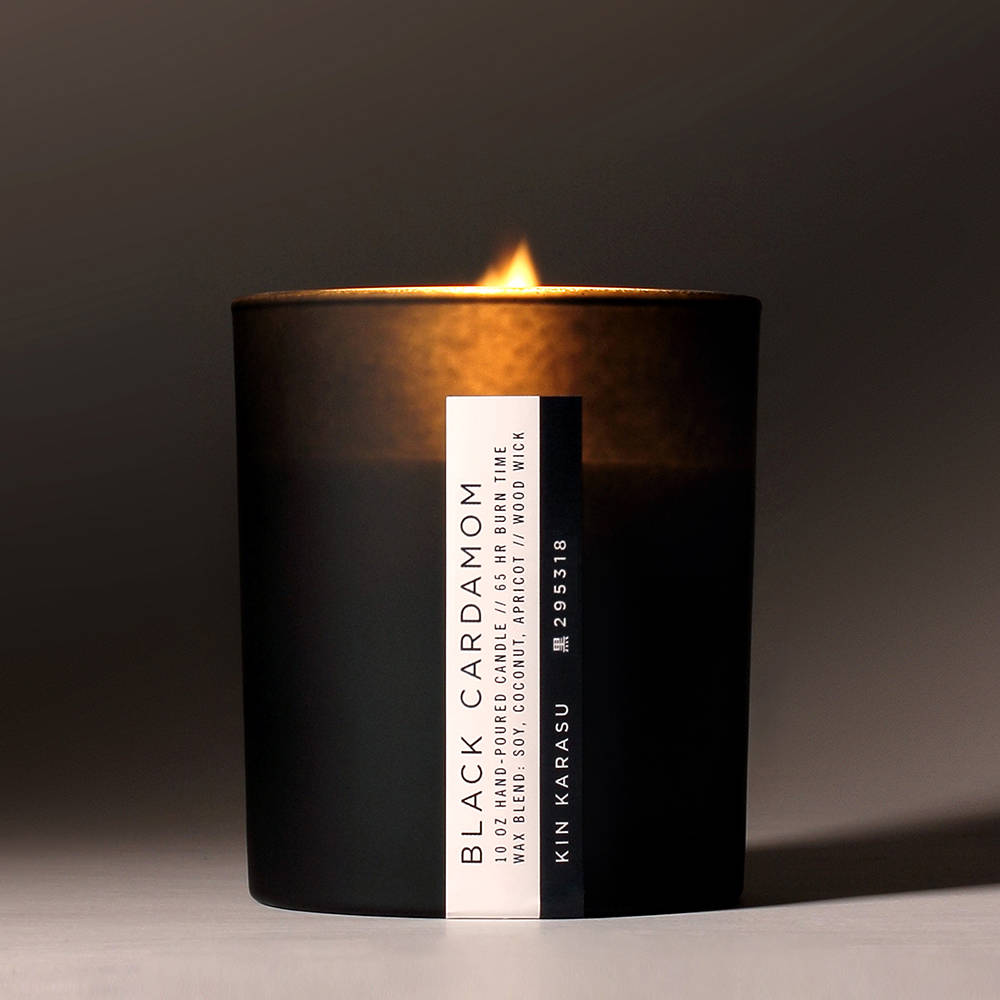 Black Cardamom scented candle soycoconutapricot wax blend Etsy