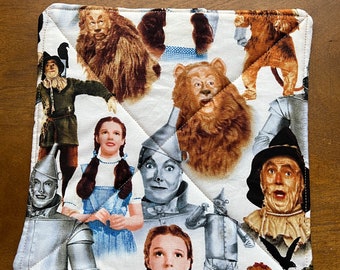 Wizard of Oz Print Potholder, Pot Holder, Hot Pad, Fun Potholder