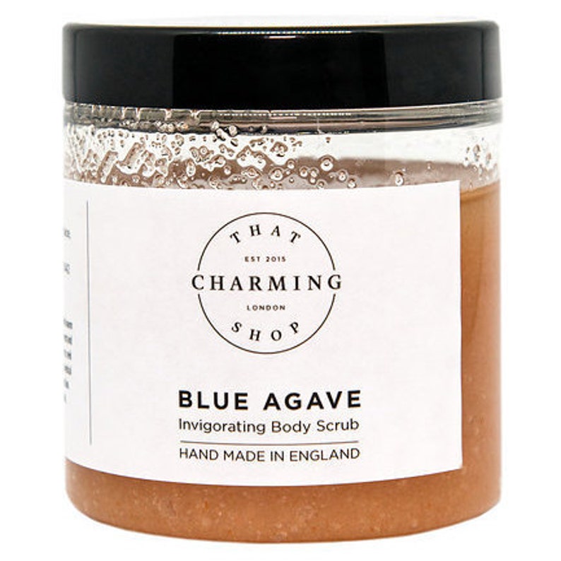 Blue Agave Body Scrub That Charming Shop Pampering Gift Etsy