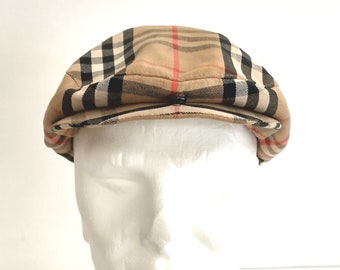 mens burberry newsboy hat