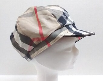 mens burberry newsboy hat