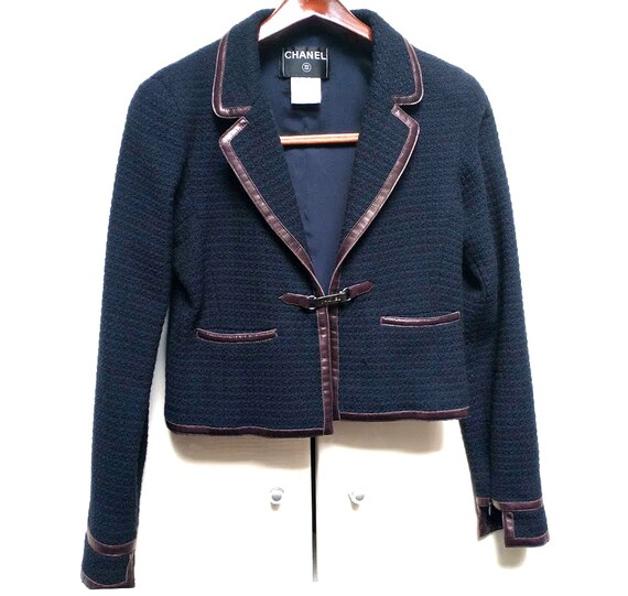 chanel boucle cropped jacket - Gem