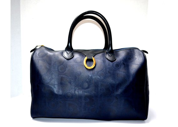 dior blue monogram bag