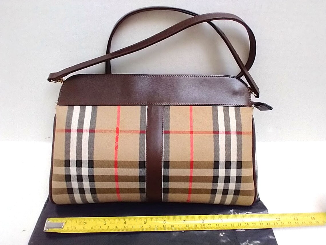 FREE Shipping Burberrys Vintage Authentic Small Shoulder Bag Etsy