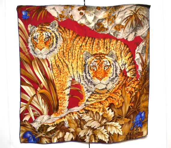FREE Ship Salvatore Ferragamo 100% Silk Scarf Big