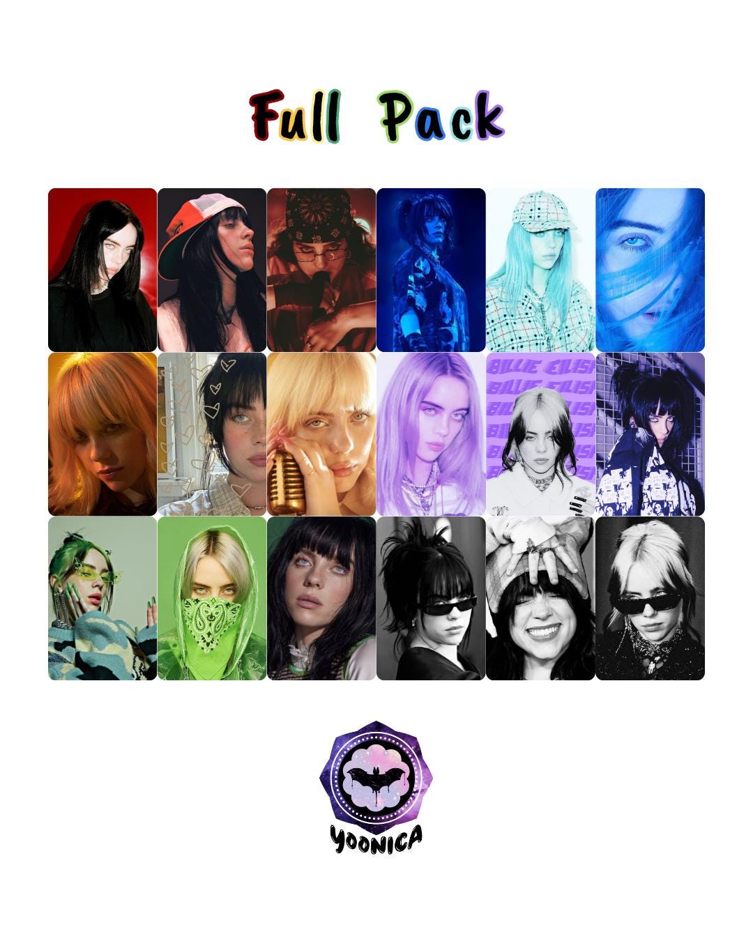Billie ビリー ツキ トレカ スペシャルフォトカード Billie Photocard Packs - Etsy