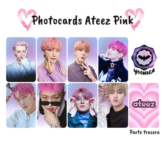 Packs Photocards Hongjoong, Seonghwa, Yunho, Yeosang, San, Mingi