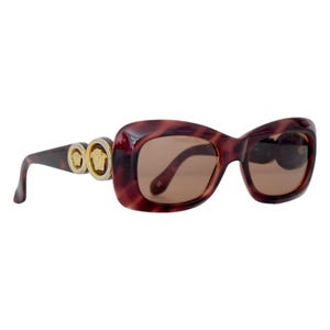 Gianni Versace MOD. 417 COL.900 Square 1990s Sunglasses