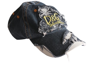 vintage italy製 Dolce & Gabbana denim cap vintage italy製 Dolce & Gabbana denim cap