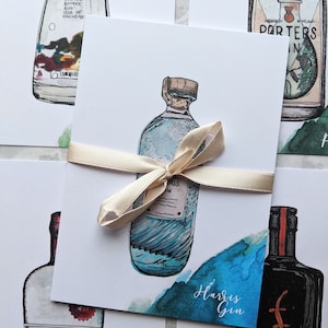 Set di cartoline Gin scozzese (confezione da 8)