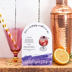 Prendi un cocktail di compleanno per me / Il biglietto d'auguri del Royal Stag