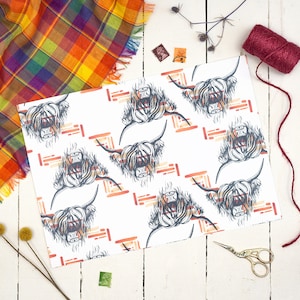 Highland Cow - Gift Wrap Set