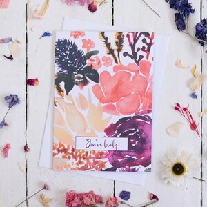 You’re Lovely Floral Carte de vœux