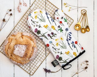 Wildflowers Single Oven Glove
