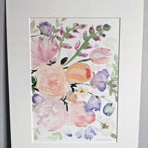 Pastels - Original Watercolour Floral Art