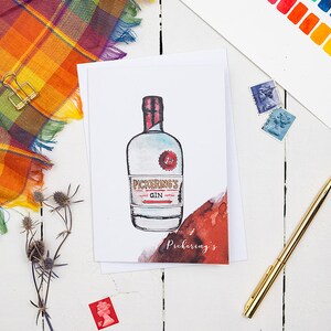 Pickering's Gin Wenskaart - Bottle Art Range